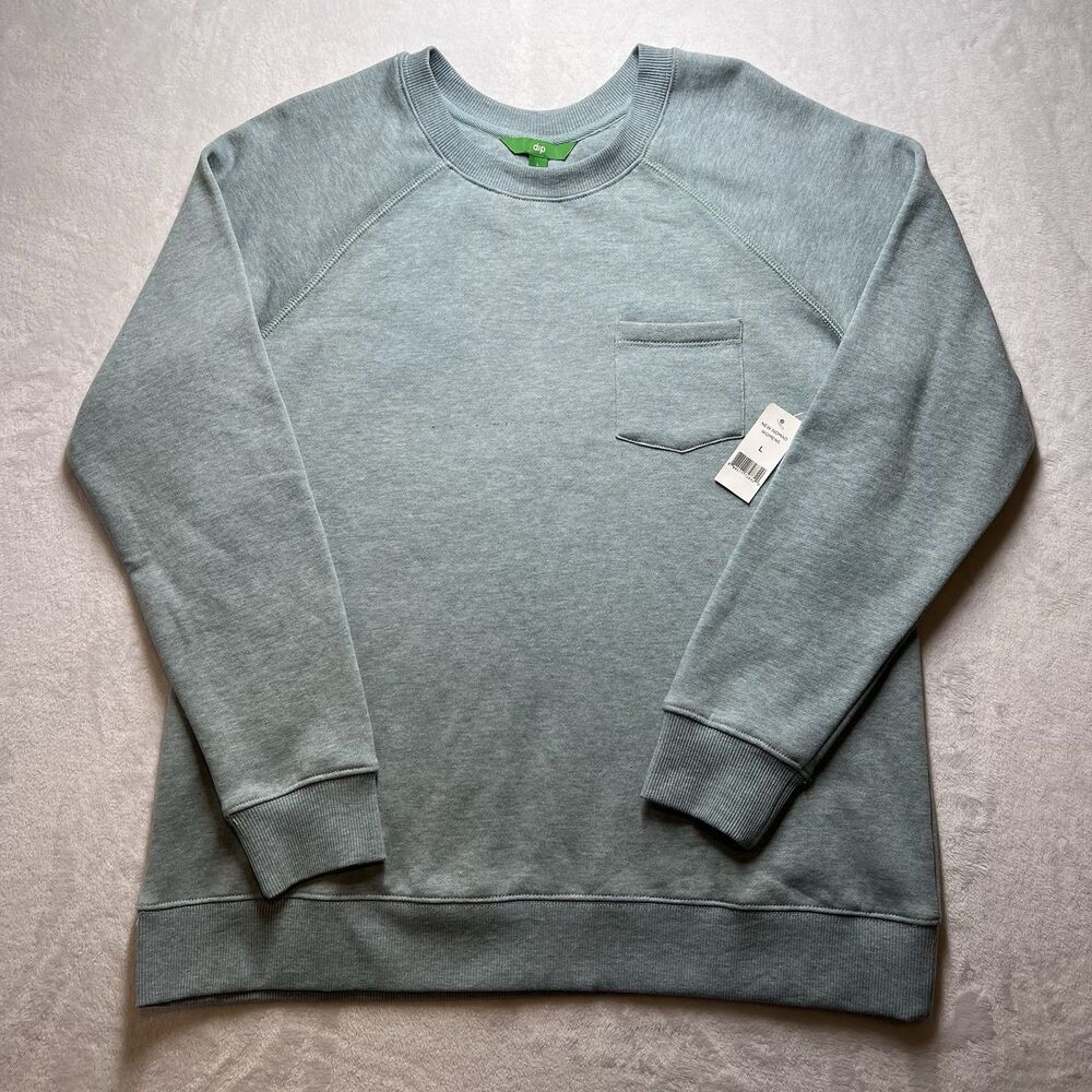 NWT Dip Women’s Long Sleeve Pullover Sweatshirt Pocket Size Large